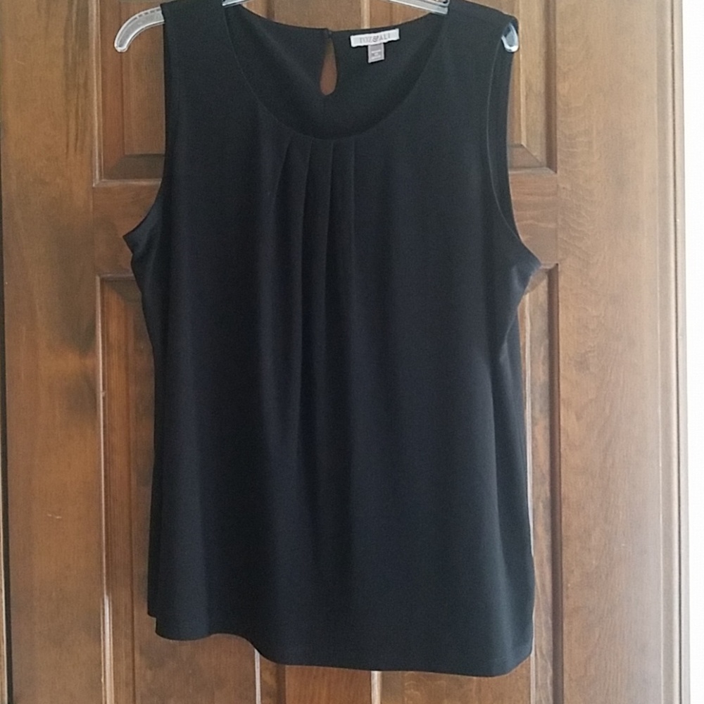 Roz & Ali black dress tank top